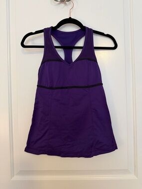 lululemon athletica Purple Racerback Tank Top